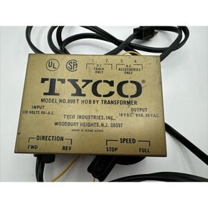 Tyco Model no. 899T Hobby Transformer Model Train Vintage Untested
